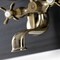 Kingston Brass KS246AB Wall Mount Clawfoot Tub Faucet with Hand Shower, Antique Brass KS246AB - alternate 4